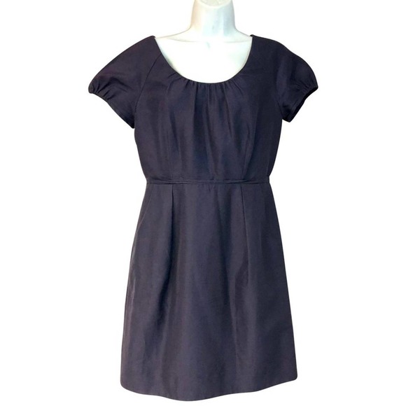 J.Crew Dresses & Skirts - J. CREW EGGPLANT COTTON SILK DRESS 6